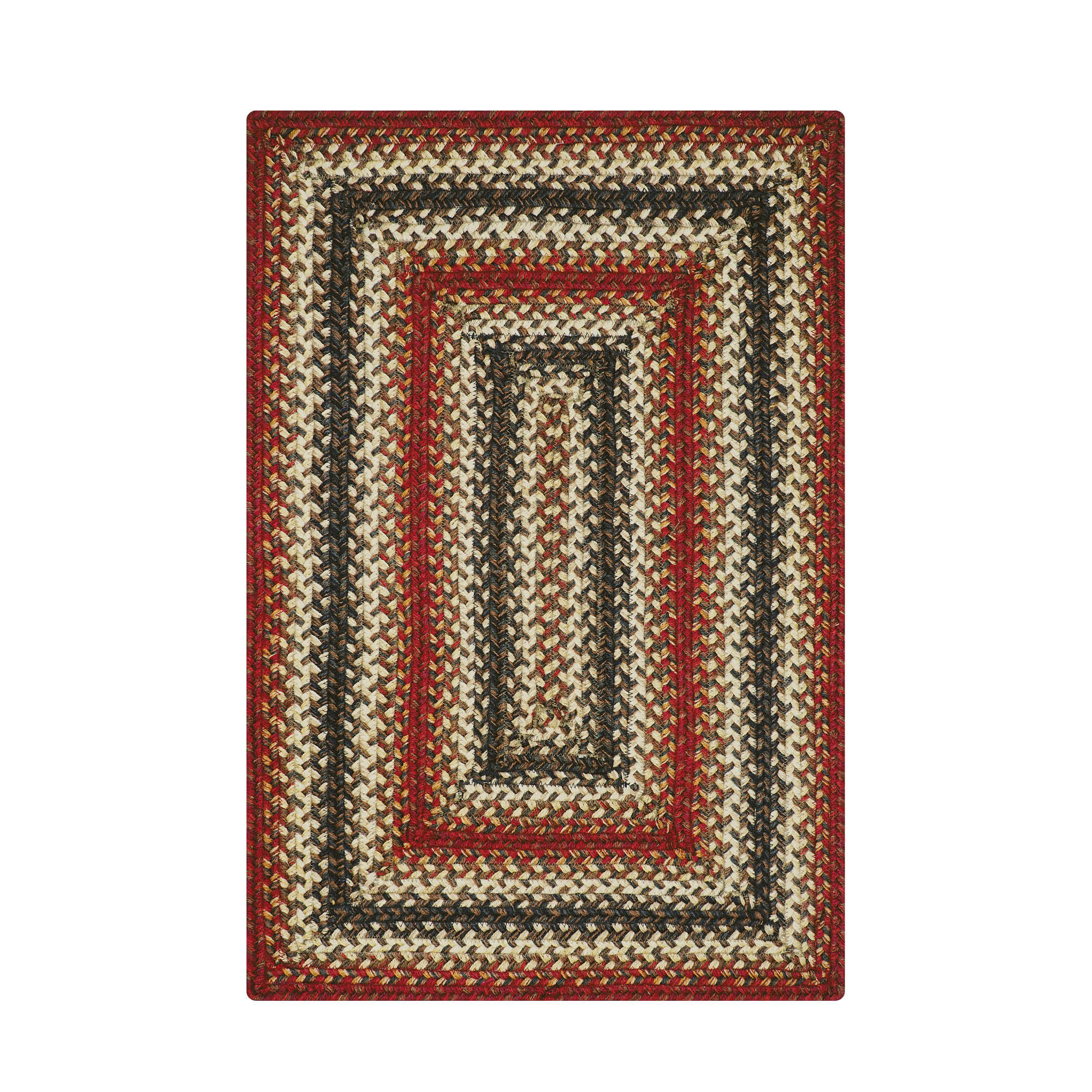 August Grove® Zana Handmade Jute/Sisal Red/Green/Beige Rug Wayfair