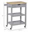 Wood Bar Cart