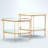 Hexagon Table-Gold Leaf-Tall