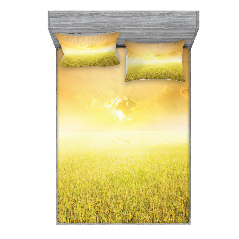 Microfiber Sheet Set, Full Sheet Set with Fitted Sheet