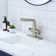 Single Hole Faucet Single-handle Bathroom Faucet with Deck Plate and Digital Display