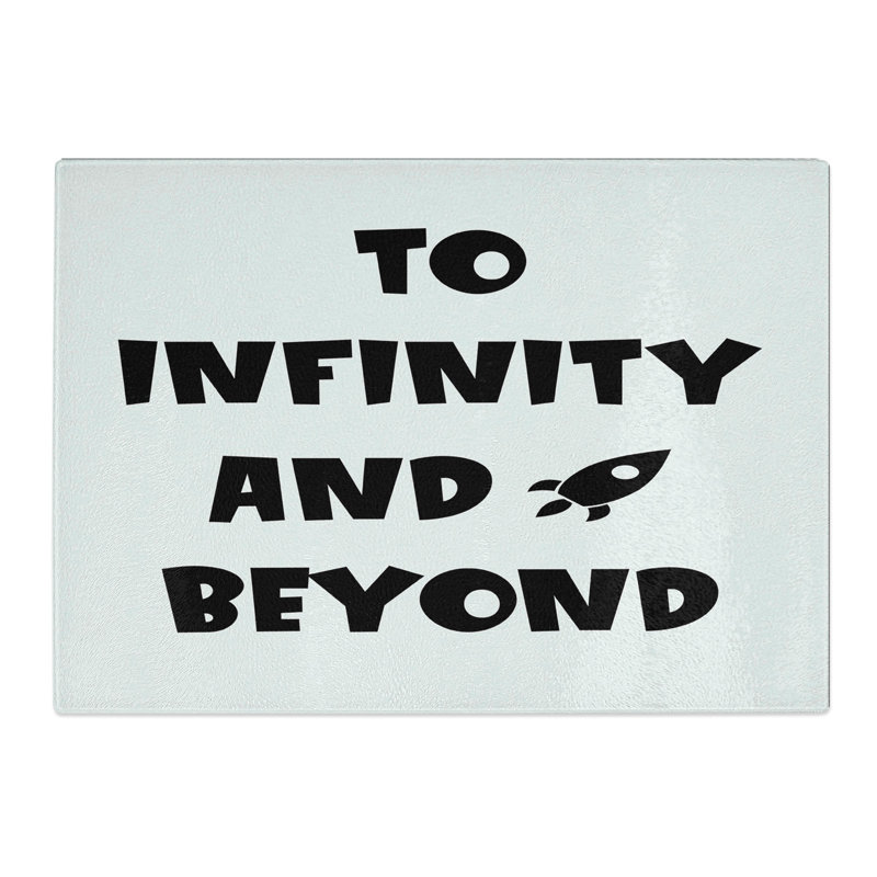 To Infinity and Beyond Chopping Board, 28.5cm W x 39cm L