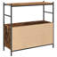 Bookshelf Engineered Wood, Metal Medium Bookshelves-1963394731