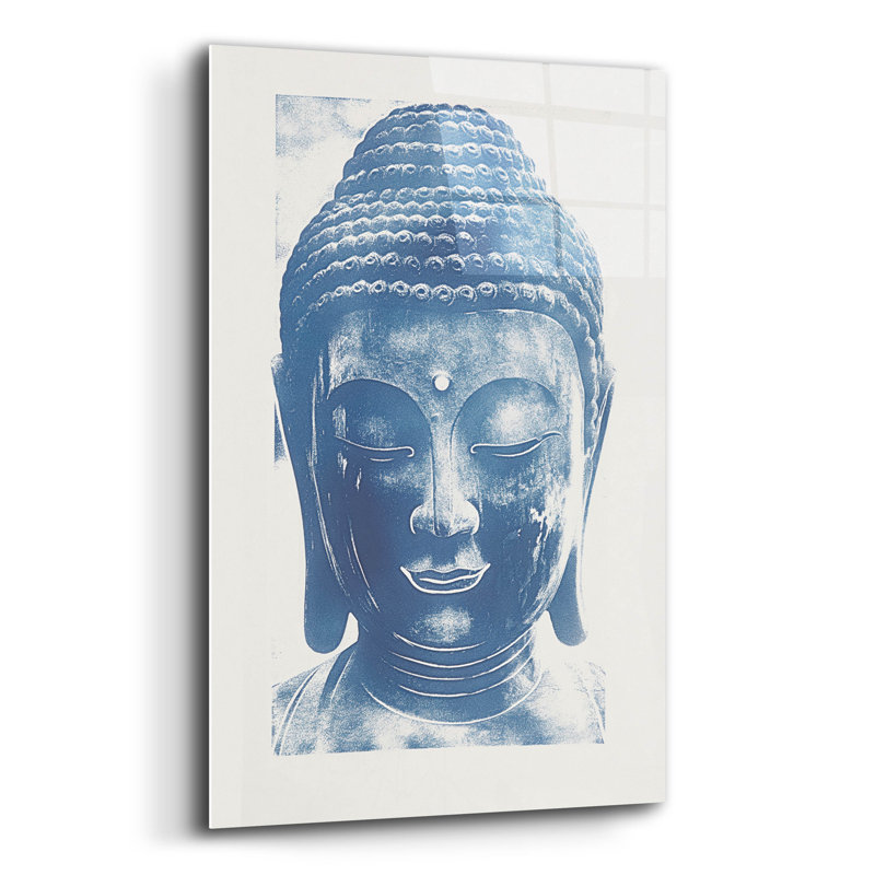 «Buddha S Calm» par Svetlana Aleynikova, art mural en verre acrylique, H 16 po x l 12 po x P 0,13 po