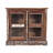 Antique Solid Wood Glass Door Cabinet