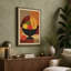Pedestal Fruit Bowl Art Deco - Wrapped Canvas-1052421289-1052421293