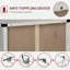 Buffet buffet, armoire de cuisine grise avec rangement pour ustensiles et assiettes, armoire de maison de conception moderne, portes de buffet, espaces de salle à manger