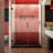 DreamLine Unidoor Plus 52.5 - 53 inch W x 72 inch H Frameless Hinged Shower Door in Oil Rubbed Bronze-121735857-122534131