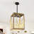 4 -Light Lantern Square / Rectangle Chandelier