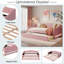 Upholstered Daybed With Led Light And Trundle-373728724
