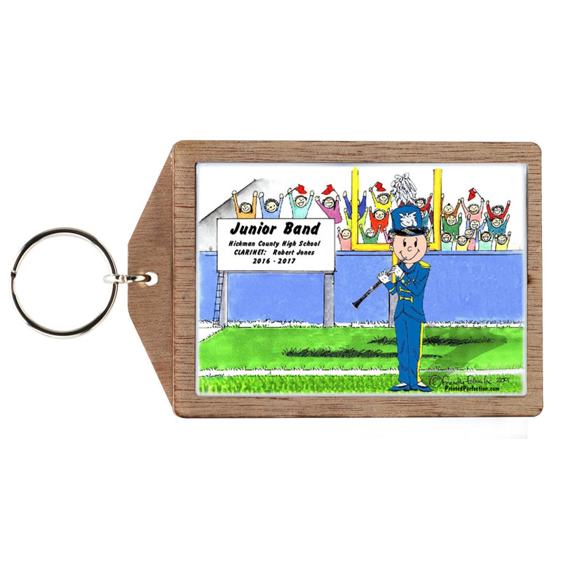 Clarinette personnalisée - Porte-clés mâle