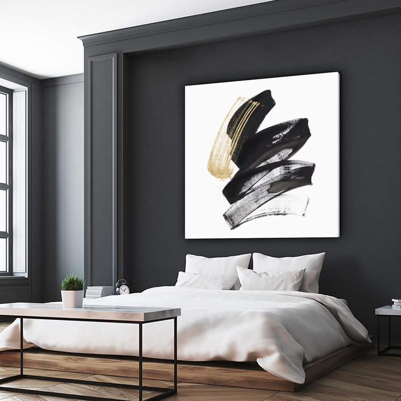 Clicart " Golden Brushstroke I "