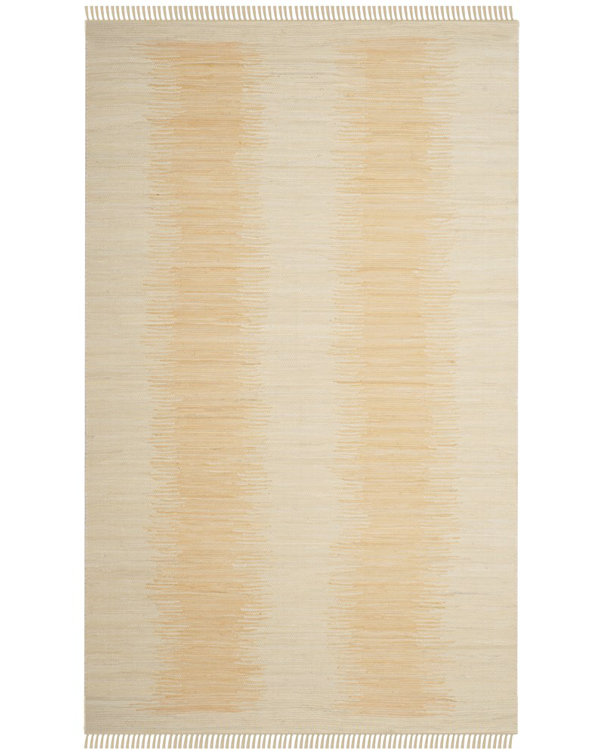 Cayman Hand Woven Cotton Abstract Rug