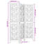 Kamari 110cm W 3 - Panel Solid Wood Folding Room Divider-1225251200