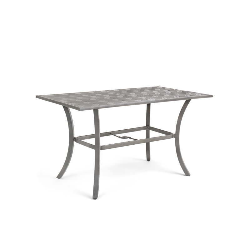 Table de balcon en métal Merge Tables, Teck vieilli