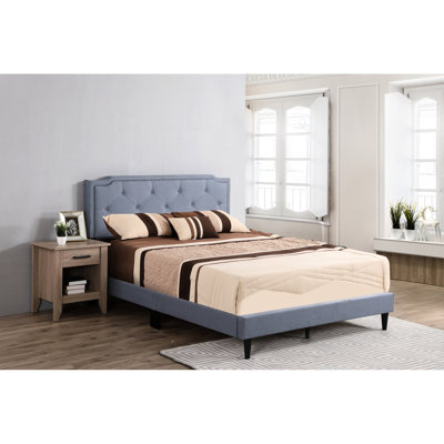 Lit double rembourré de mousse - 22,5 po Housse en tissu large Glory Furniture G1123 taille 5,5 de profondeur