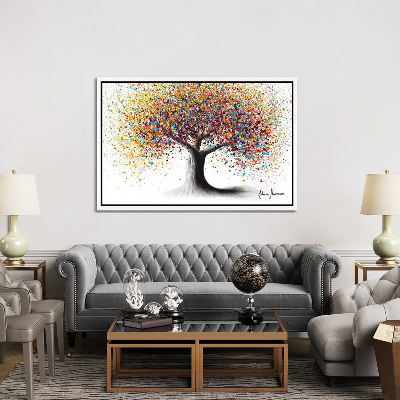 Print on Canvas, White Floater Framed, 101.6cm H x 152.4cm W x 3.81cm D