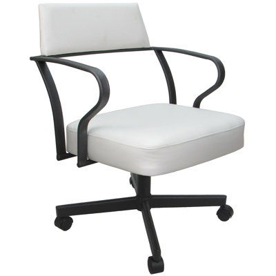 Itzuri Swivel Metal Dining Caster Chair