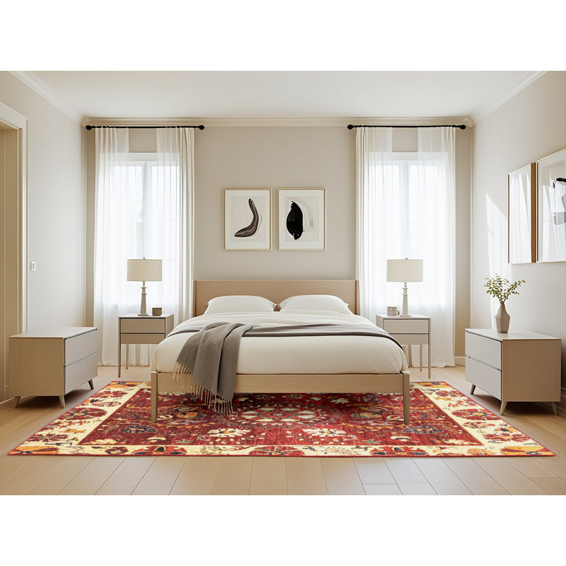 Abstract Indoor Rug, Rectangle 5' x 8'