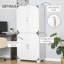 Garde-manger industriel blanc avec placard et tablettes