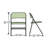 2200 Series Deluxe Fabric Double Hinge Premium Padded Folding Chairs-664688998