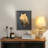 Handmade Rustic Grizzly Bear Looking Back Wood Wall Decor
