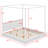 Andenwood Canopy Bed, LED Platform Bed-2013775971
