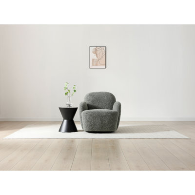 Upholstered Swivel Armchair