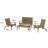 Roan Folding Coffee Table-1151425103