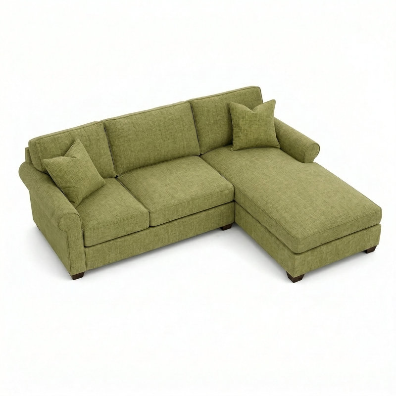 Canapé modulaire Irlanda, Polyester vert