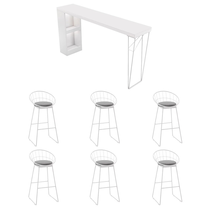Carballo, Blanc, H 41,3 po x L 78,7 po x l 15,7 po