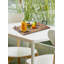 Plateau rectangulaire brun Hedda