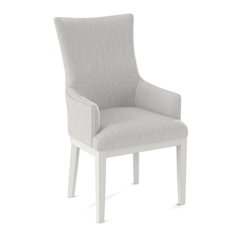 19'' H Upholstered Armchair, 61492-88, White