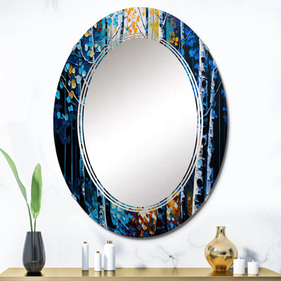 Miroir mural Blue Forest