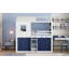 Lit simple superposé en bois avec tente-293362428-293362430