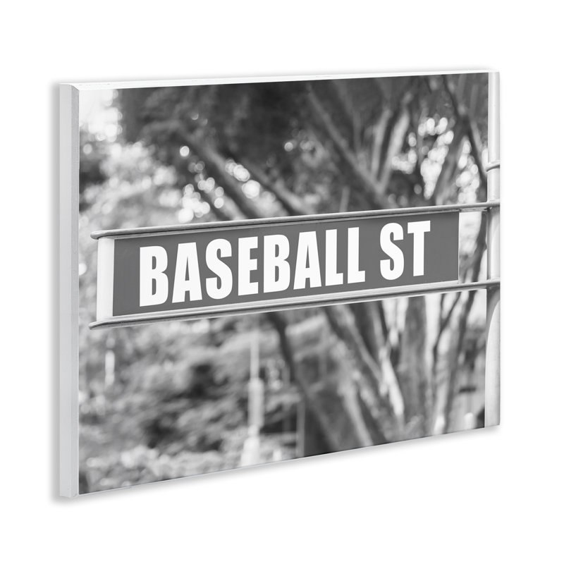 Plaque murale de baseball par Daphne Polselli