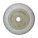 The Renovators Supply Inc. 16.5'' Gloss White Vitreous China Circular Bathroom Sink with Overflow