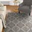 Tapis géométrique en laine tissé à la main Martim-19817944