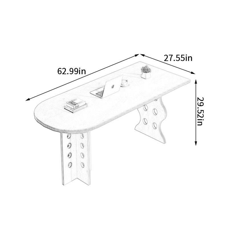 Annea, H 29,52 po x l 62,99 po x P 27,55 po