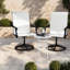 Ensemble de 2 chaises d'extérieur, chaises pivotantes