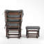 Chaise berçante et repose-pieds Azariyah Konfor-709691557-745961577