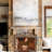 Metal Western Fireplace Screen Single Panel with Long-Tailed Horse Design