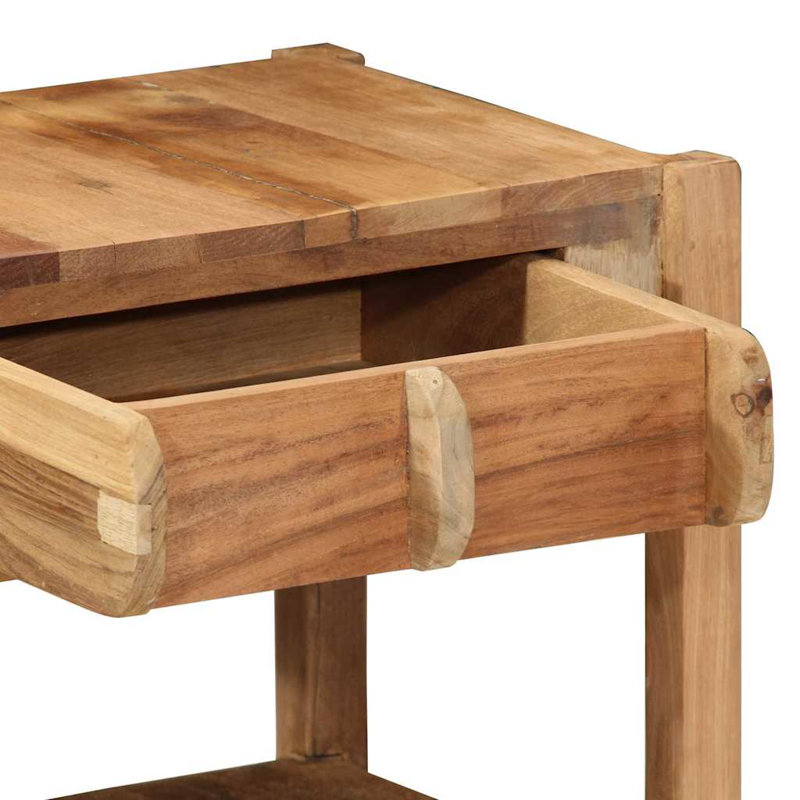 Solid Wood End Table