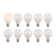 Mcswain 60 Watt Equivalent G25 E26/Medium (Standard) Dimmable 3000K LED Bulb