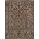 Manchuria Wool Oriental Area Rug in Beige/Brown