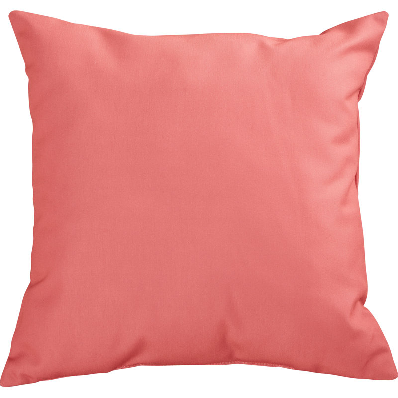Bourrure de coussin de forme carré, H 16 po x l 16 po, Corail
