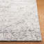 Tapis abstrait gris / ivoire touffeté à la main Audrina-86777658