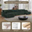 Canapé modulaire réversible 7 pièces en fausse fourrure de lapin avec canapé modulaire réversible 7 pièces-1080752728-1080752734