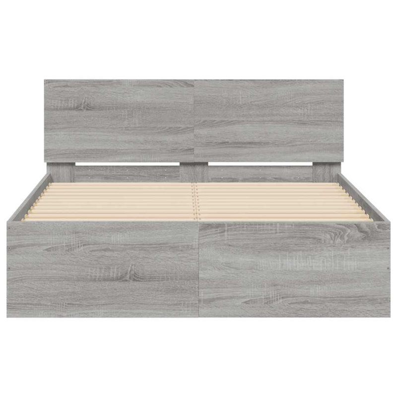 Aleshia Bed, Grey Sonoma, 120 x 200cm