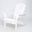 Ensemble de 2 chaises Adirondack pliantes en bois de pruche massif - chaises de patio pour l'extérieur avec grain de bois gaufré